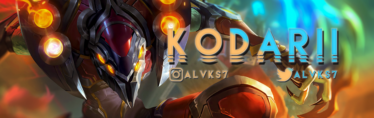 The banner for Kodarii's Twitch channel.